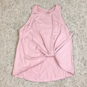 DYI Knot So Fast Tank in pink💖💖